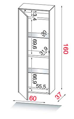 Disegno Tecnico MO 065 Sx V